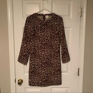 J. Crew Leopard Dress